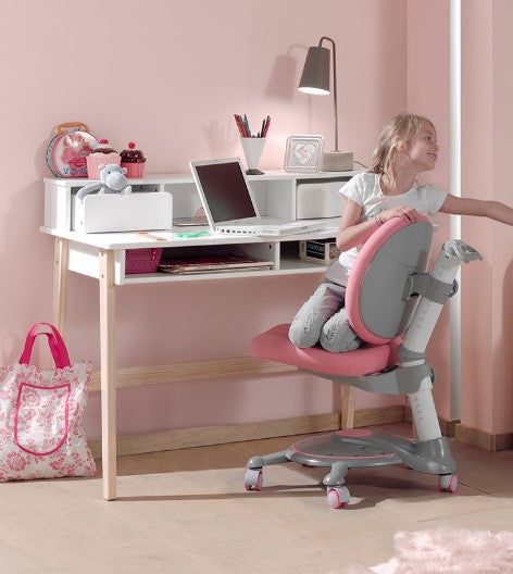 KIDDY-bureau met opzetstuk wit *