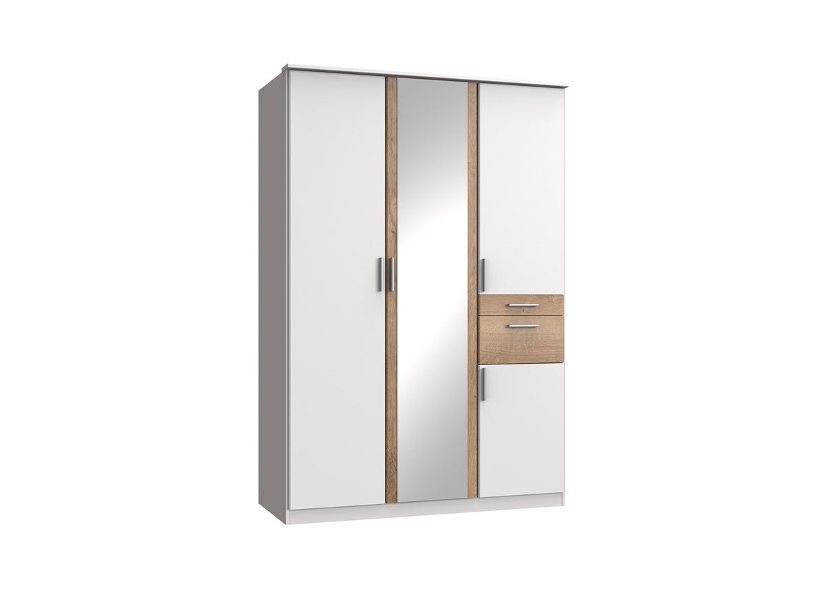 Wimex - Kleerkast Koblenz - T15615 - Wit - 135x199x58cm