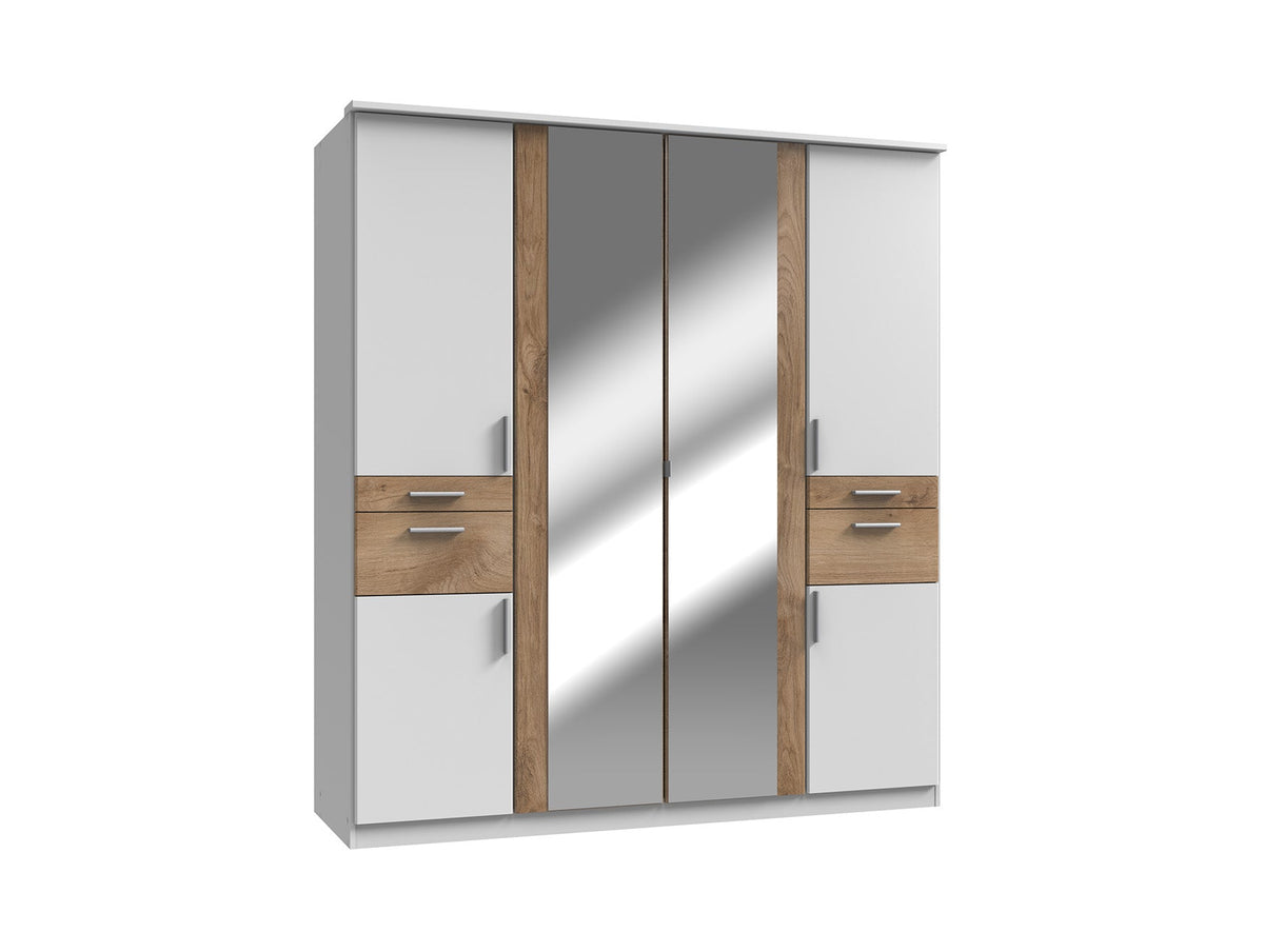 Wimex - Kleerkast Koblenz - T15617 - Wit - 179x199x58cm