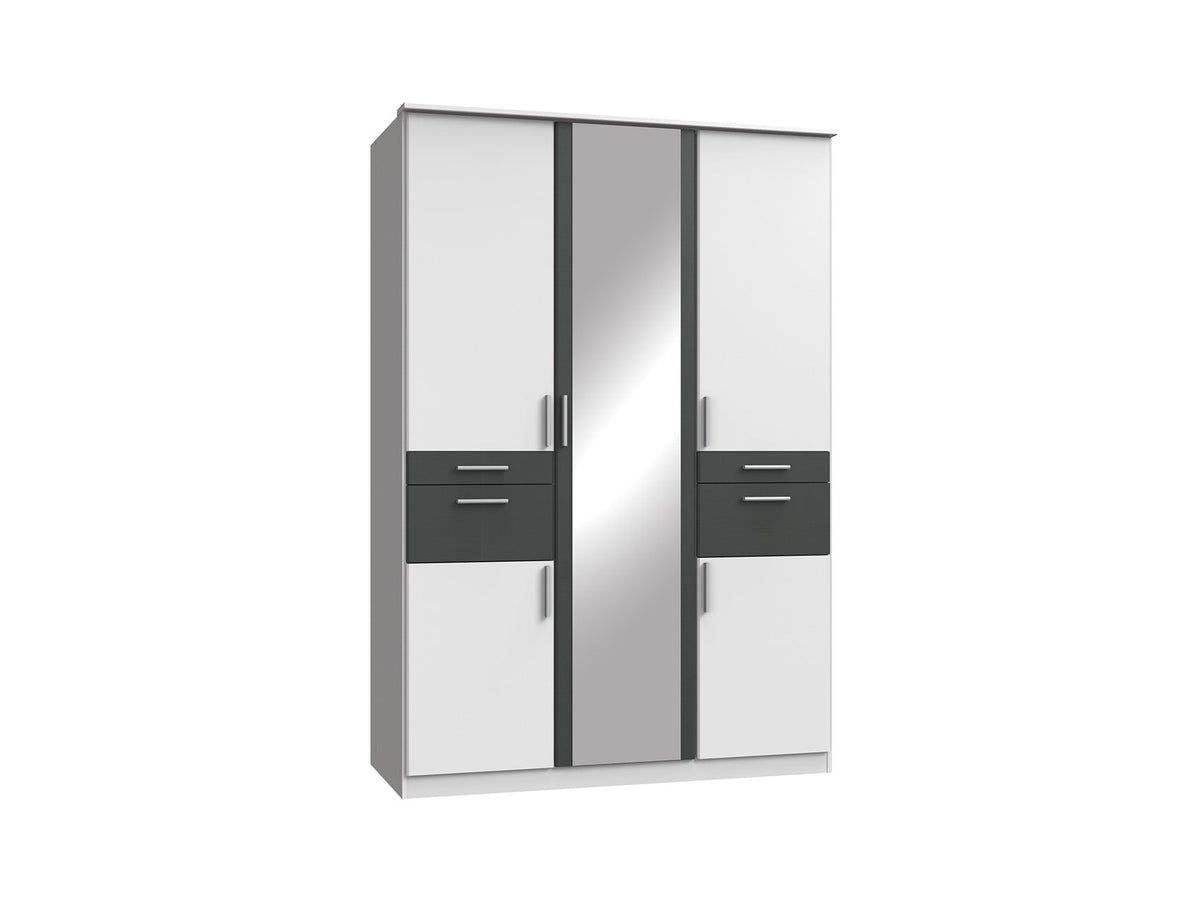 Wimex - Armoire Koblenz - T19616 - Blanc - 135x199x58cm