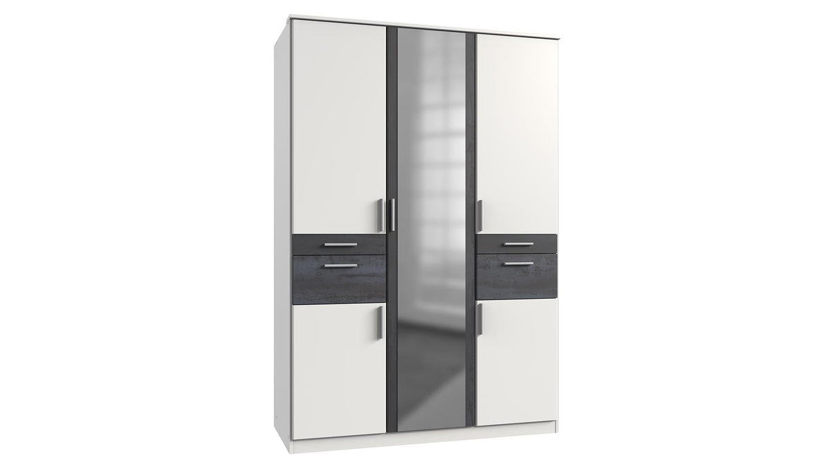 Wimex - Kleerkast Koblenz - T45616 - Wit - 135x199x58cm