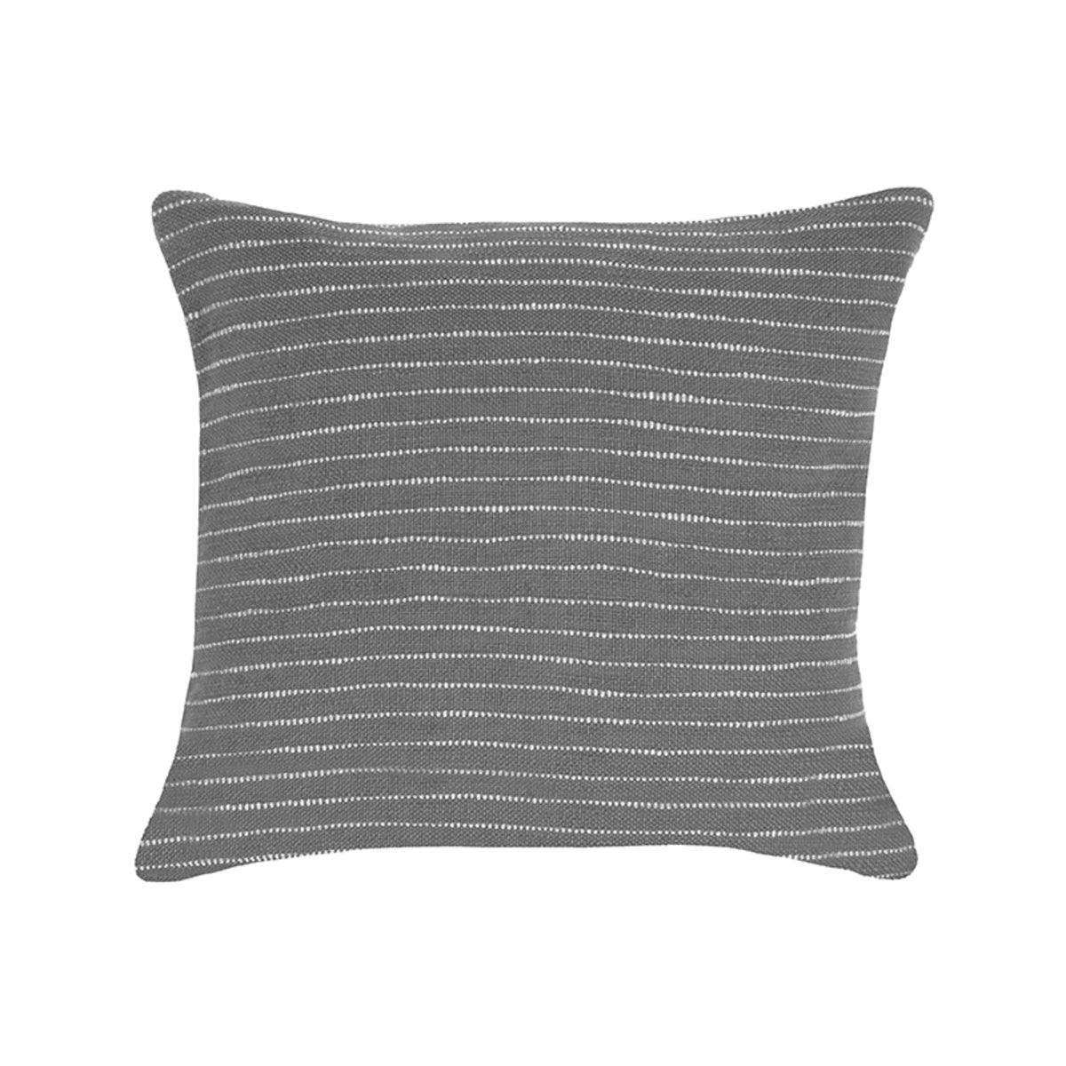 LABEL51 Coussin décoratif Tissé - Gris - Coton
