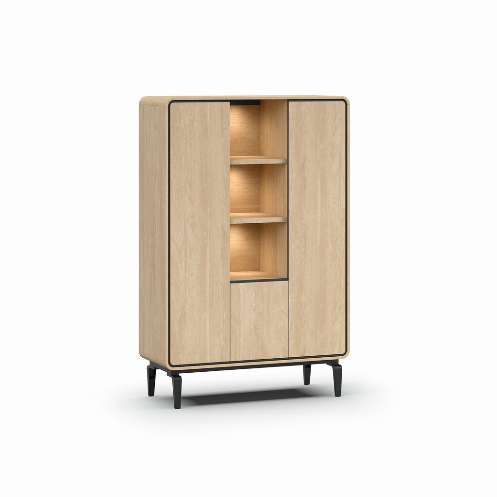 Meubar - Bar Lago- Brushed sand oak nature - 115 x 175 x 45 cm