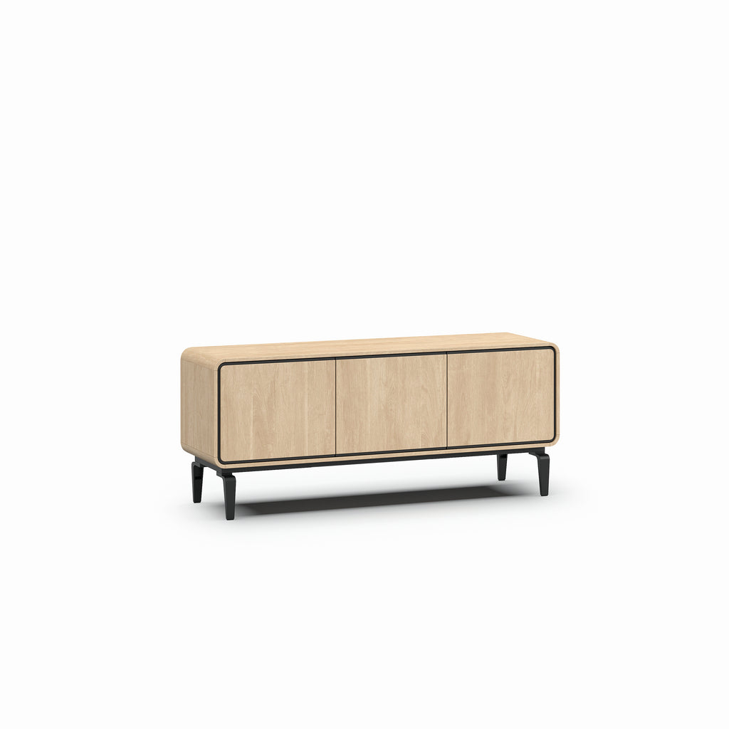Meubar - Meuble TV Lago - Chêne naturel brossé - 163 x 68 x 45 cm