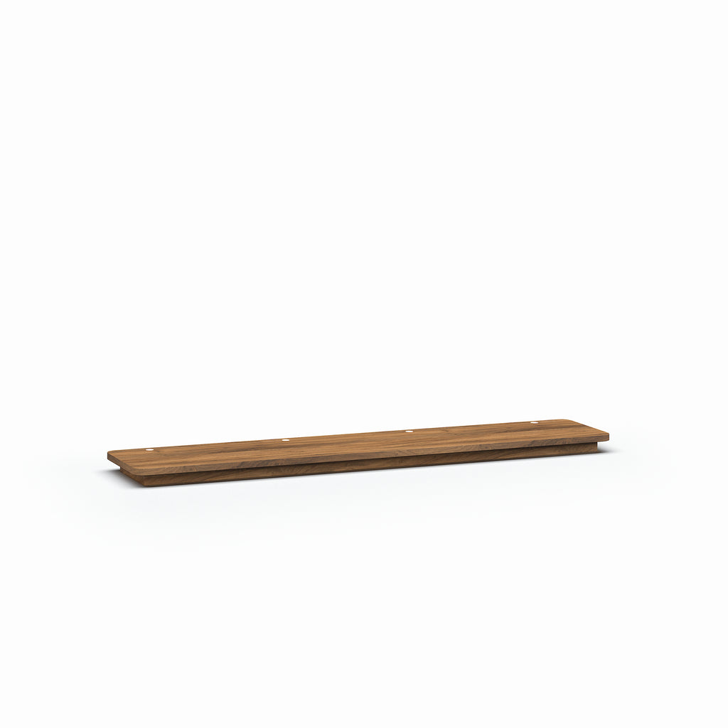 Meubar - TV Wandmeubel Lago - Plank2 - Brushed walnut nature - 213 x 8 x 45 cm