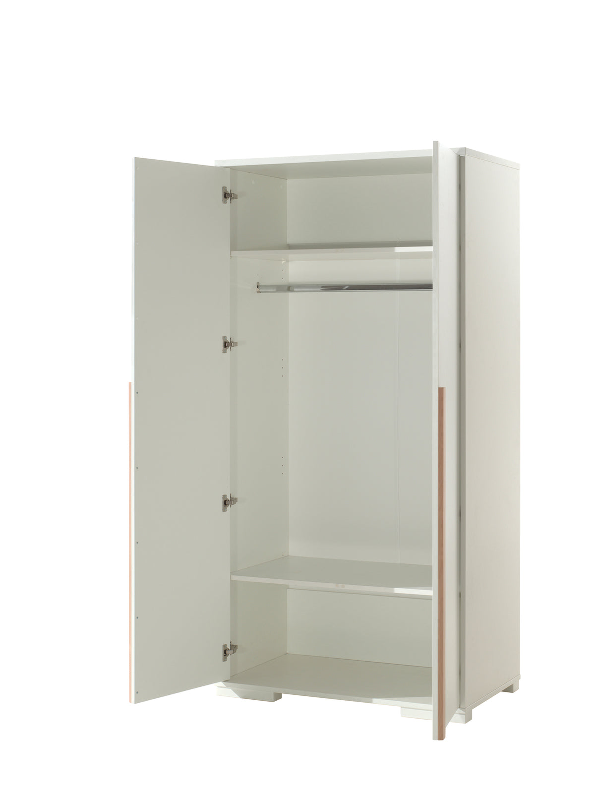 Armoire 2 portes London blanc