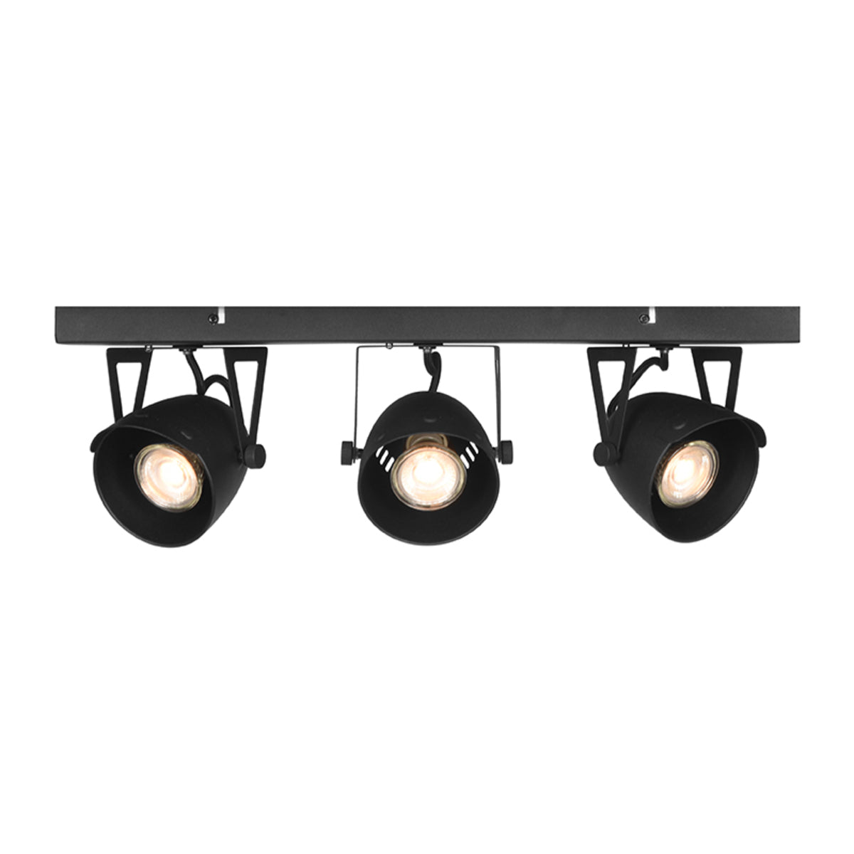 LABEL51 Spot Cap led - Noir - Métal - 3 lumières