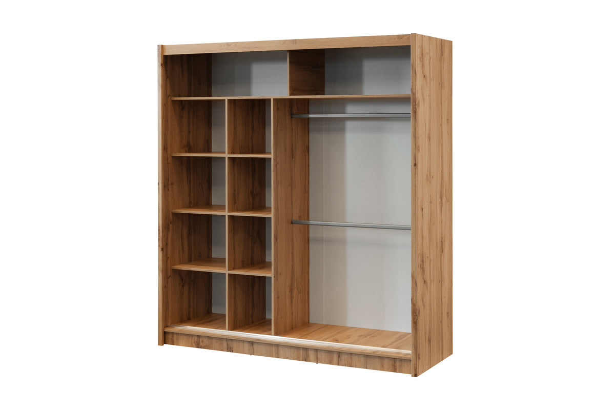 2BM - Kleerkast Schuifdeuren - Wotan eik - 203xh215x60,5cm