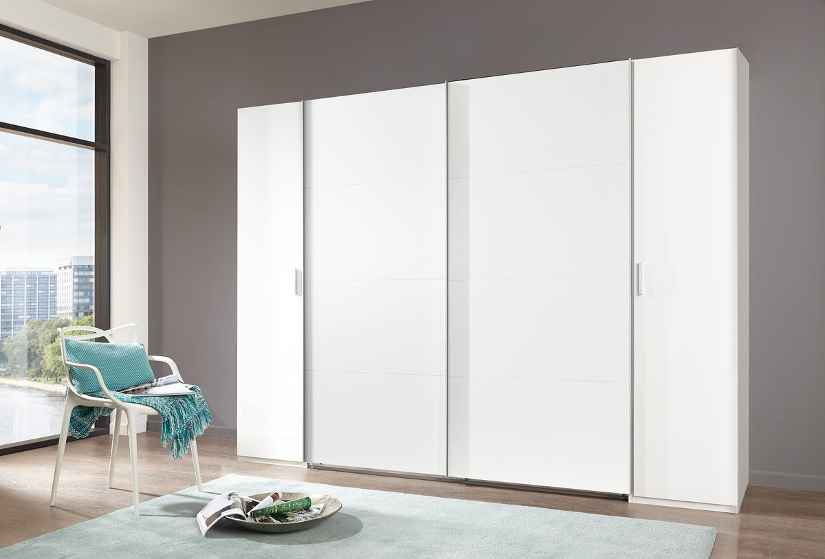 Wimex - Kleerkast Lotto - 480788 - Wit - 272x208x65cm