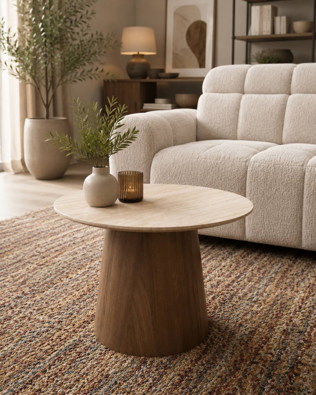 2BM - Salontafel Madrid - Rond - 50 cm x H46 cm