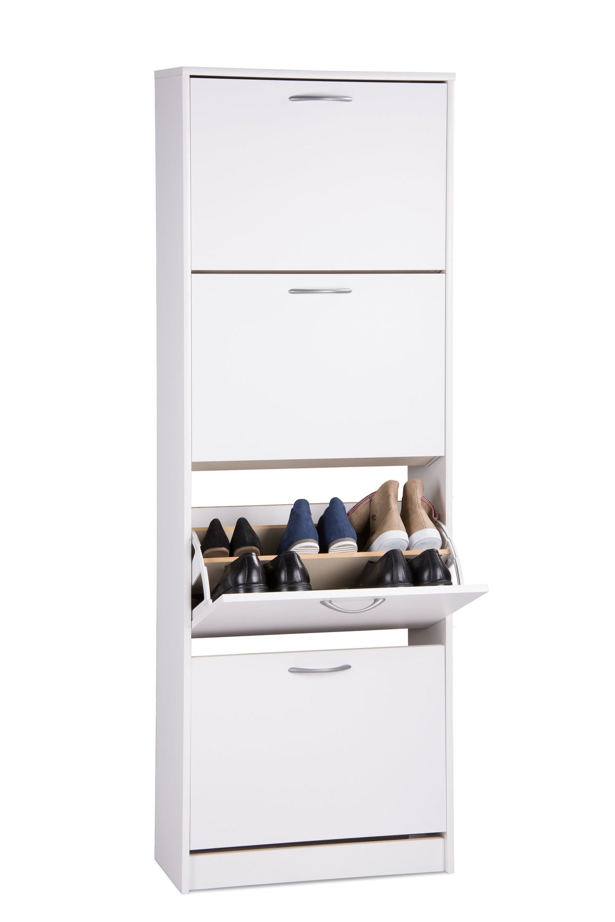 FIN - Mainz 2 - Wit - 4 Vakken - 58x162x25cm