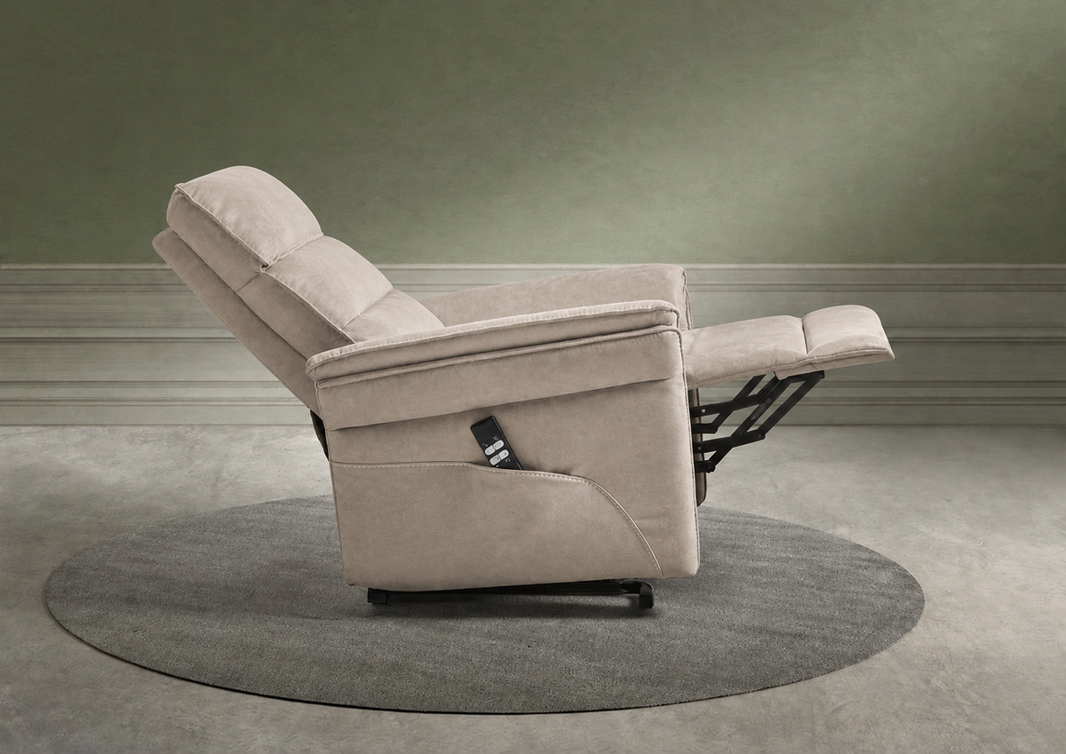 GBO - Relaxzetel Mandelieu - Taupe - 75x92xh105 cm