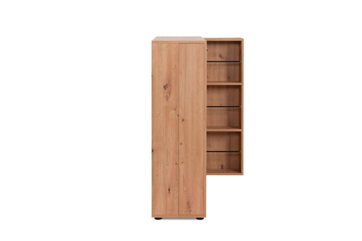 FIN - Schoenenkast Satos 02A - artisan eik - 100x110x33.8 cm