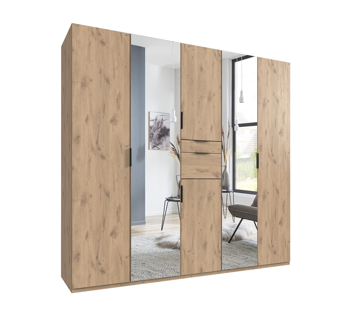 Wimex - Kleerkast Moldau - D49244 - Viking Eik - 225x208x58cm