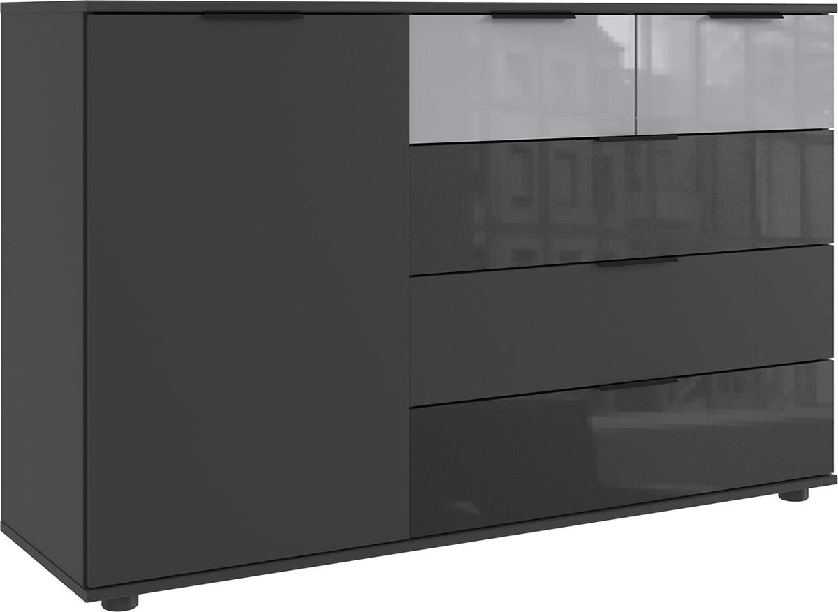 Wimex - Commode Monaco - E05706 - Grafiet/Grijs - 130x83x41cm