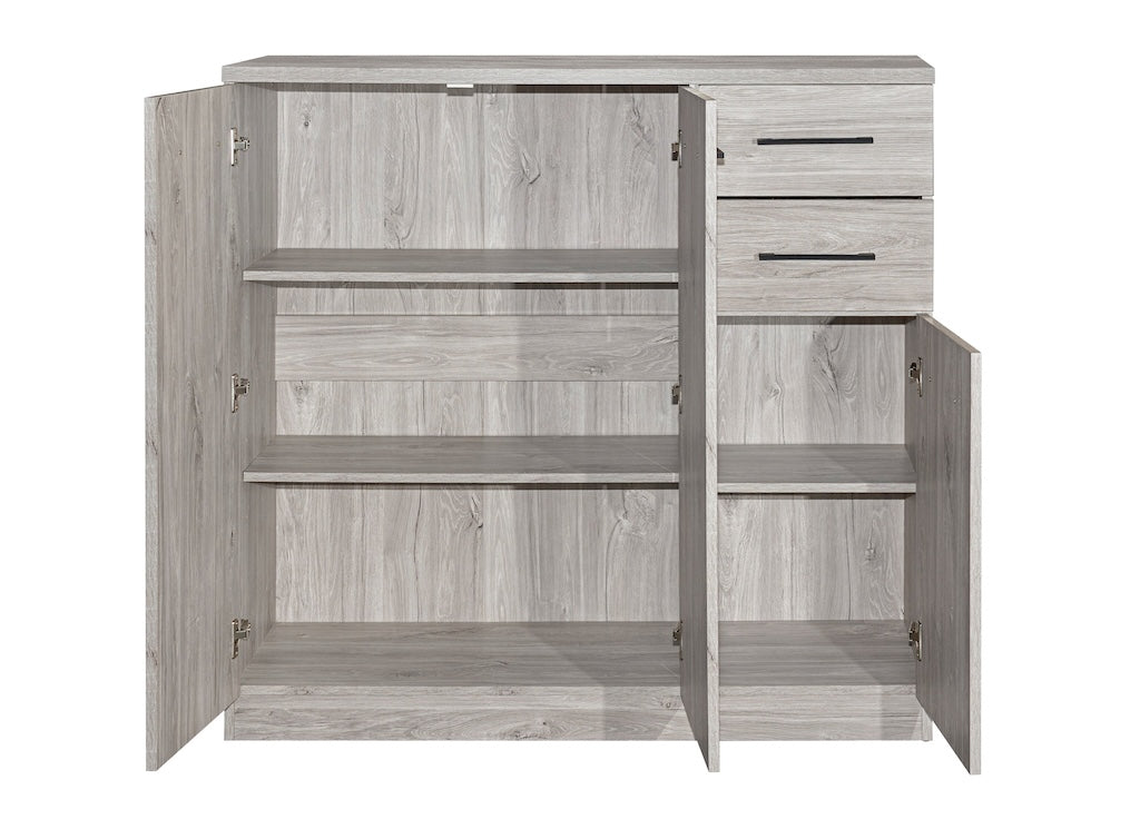 TYC - Commode New Grey Oak COH 1 - New Grey Oak - 108x110x38cm