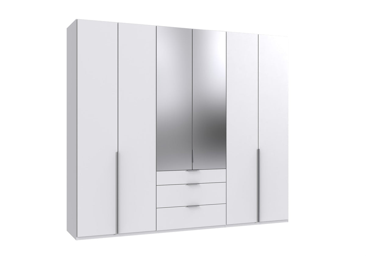 Wimex - Kleerkast New York A - P01416 - Wit - 270x236x58cm