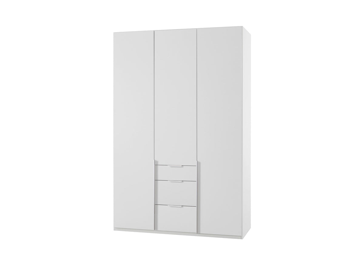 Wimex - Kleerkast New York A - P01509 - Wit - 135x208x58cm