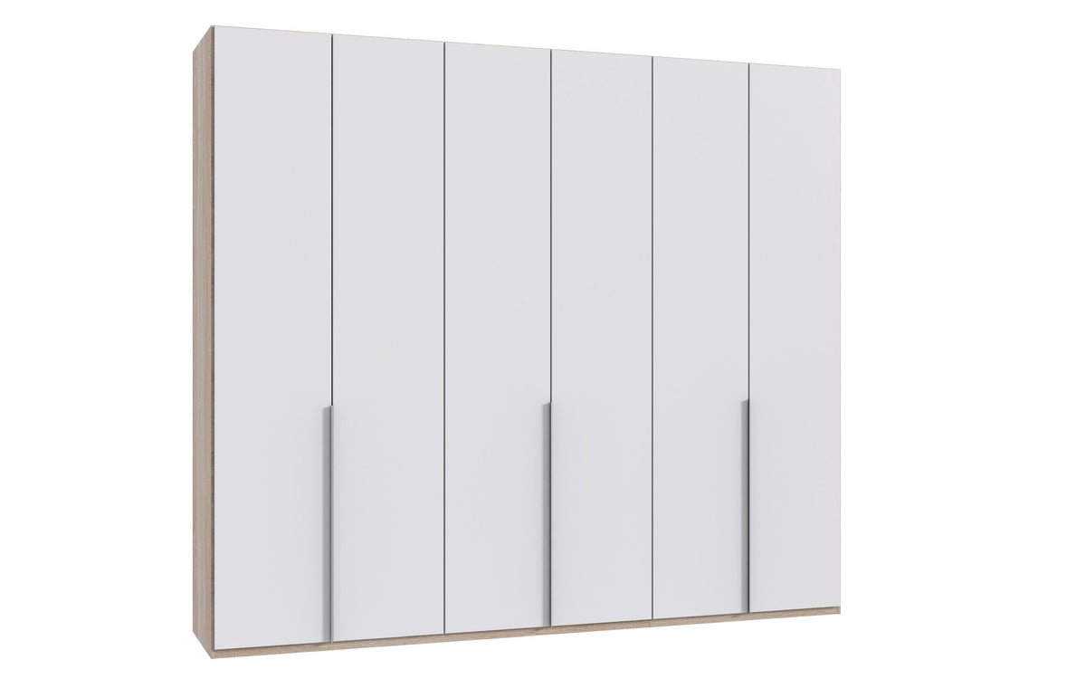 Wimex - Kleerkast New York A - P07578 - Wit/Eik - 270x208x58cm