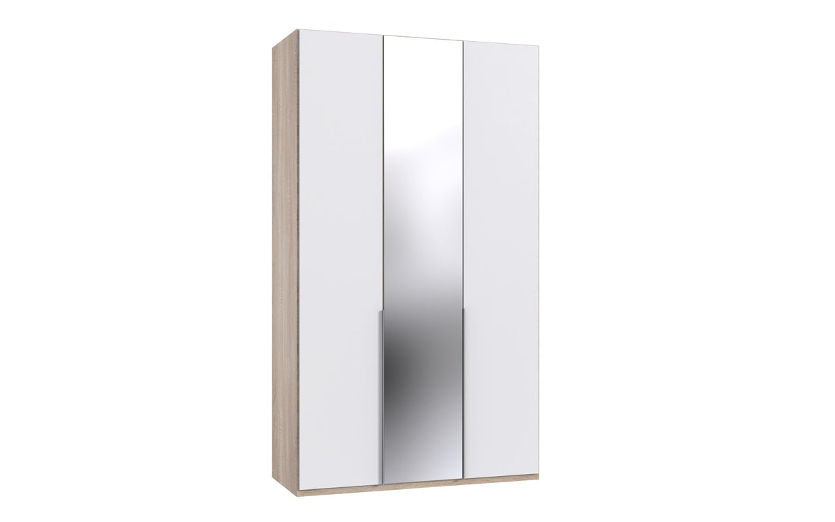 Wimex - Kleerkast New York A - P07407 - Wit/Eik - 135x236x58cm