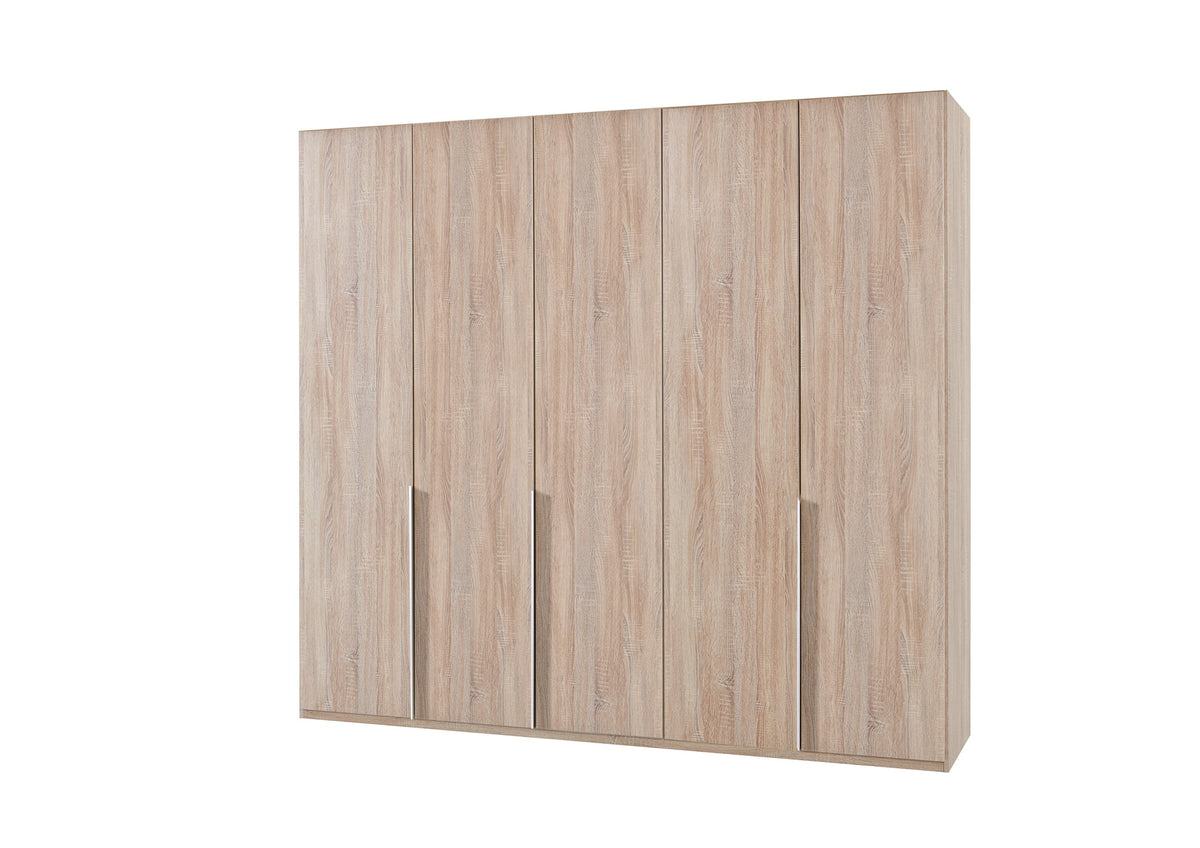 Wimex - Armoire New York A - P19404 - Chêne brut - 225x236x58 cm
