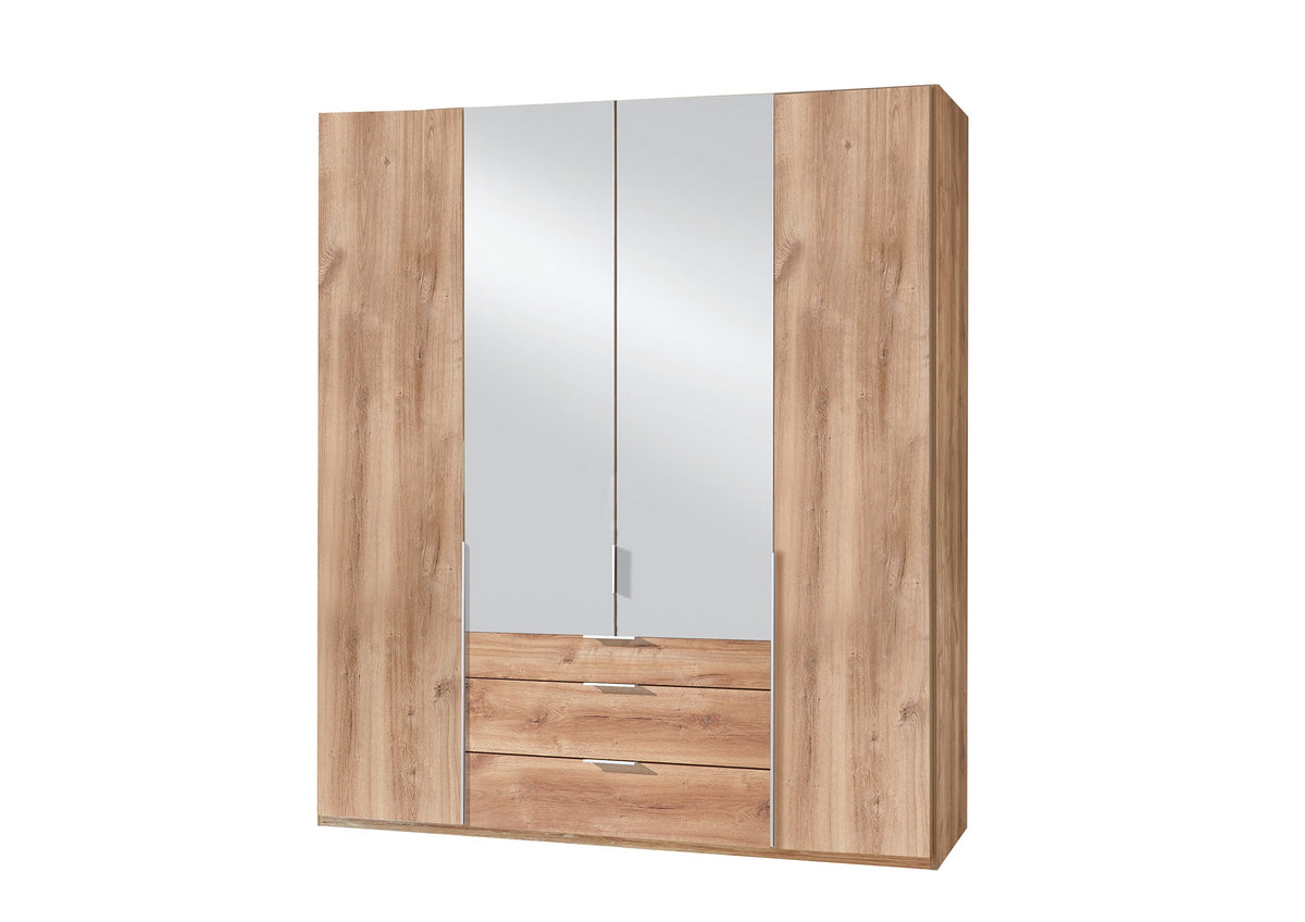Wimex - Kleerkast New York A - P28413 - Planken Eik - 180x236x58cm