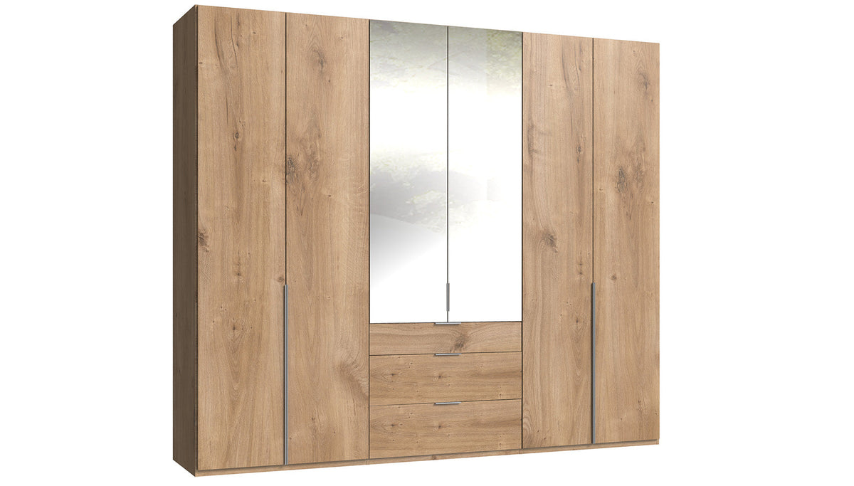 Wimex - Kleerkast New York A - P28508 - Planken Eik - 270x208x58cm
