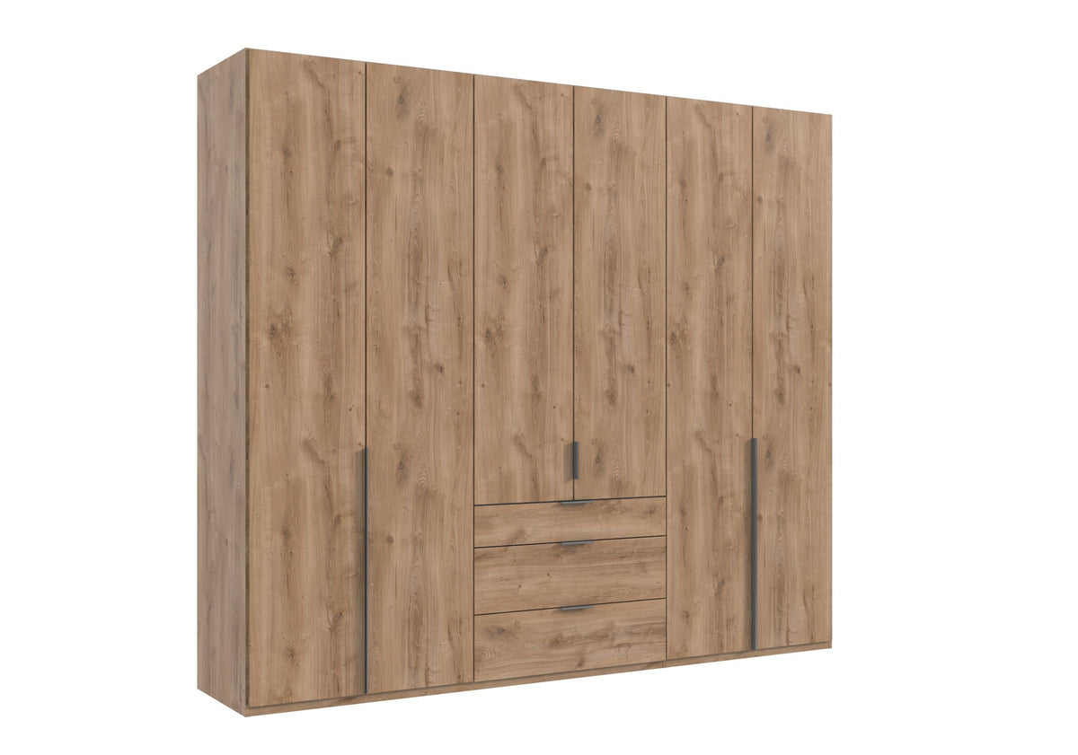 Wimex - Kleerkast New York A - P28512 - Planken Eik - 270x208x58cm