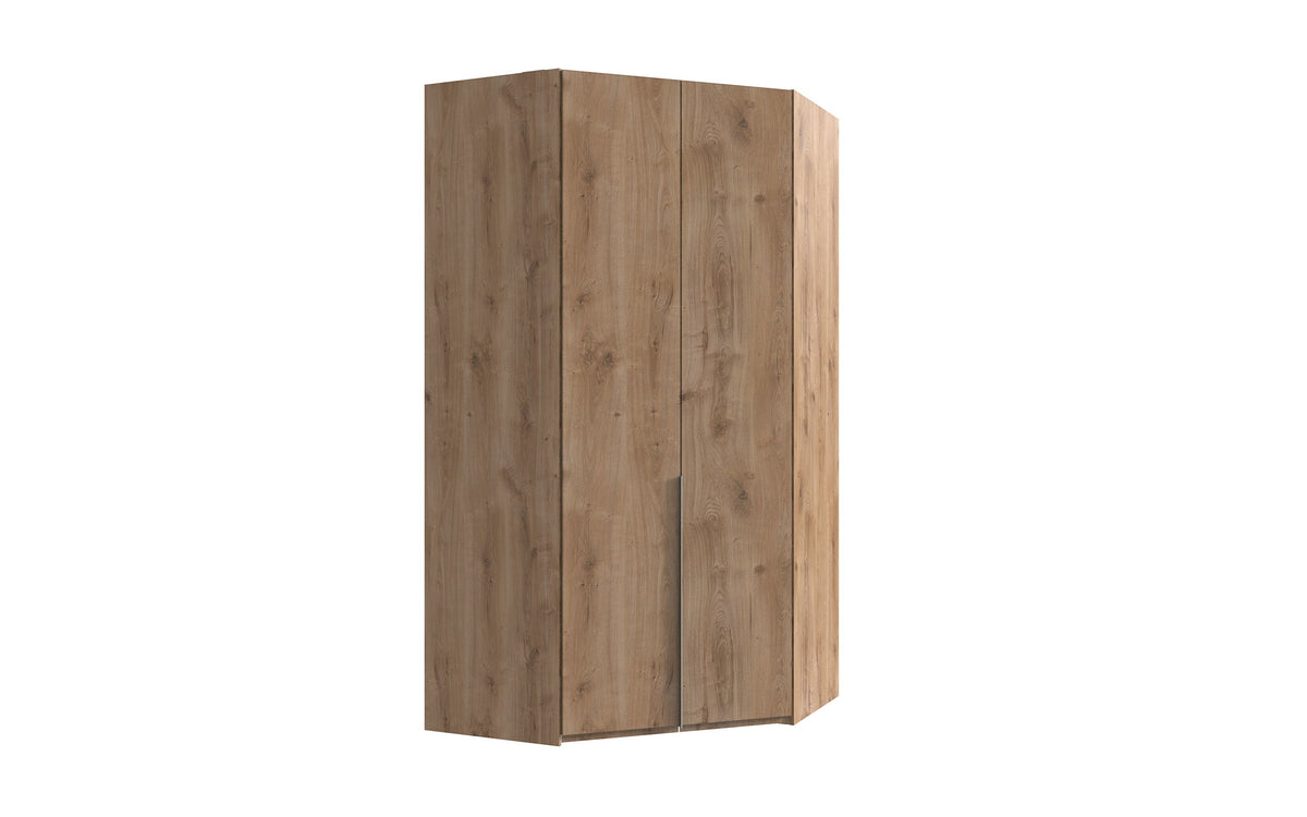 Wimex - Hoekkast New York A - P28421 - Planken Eik - 120x236x58cm