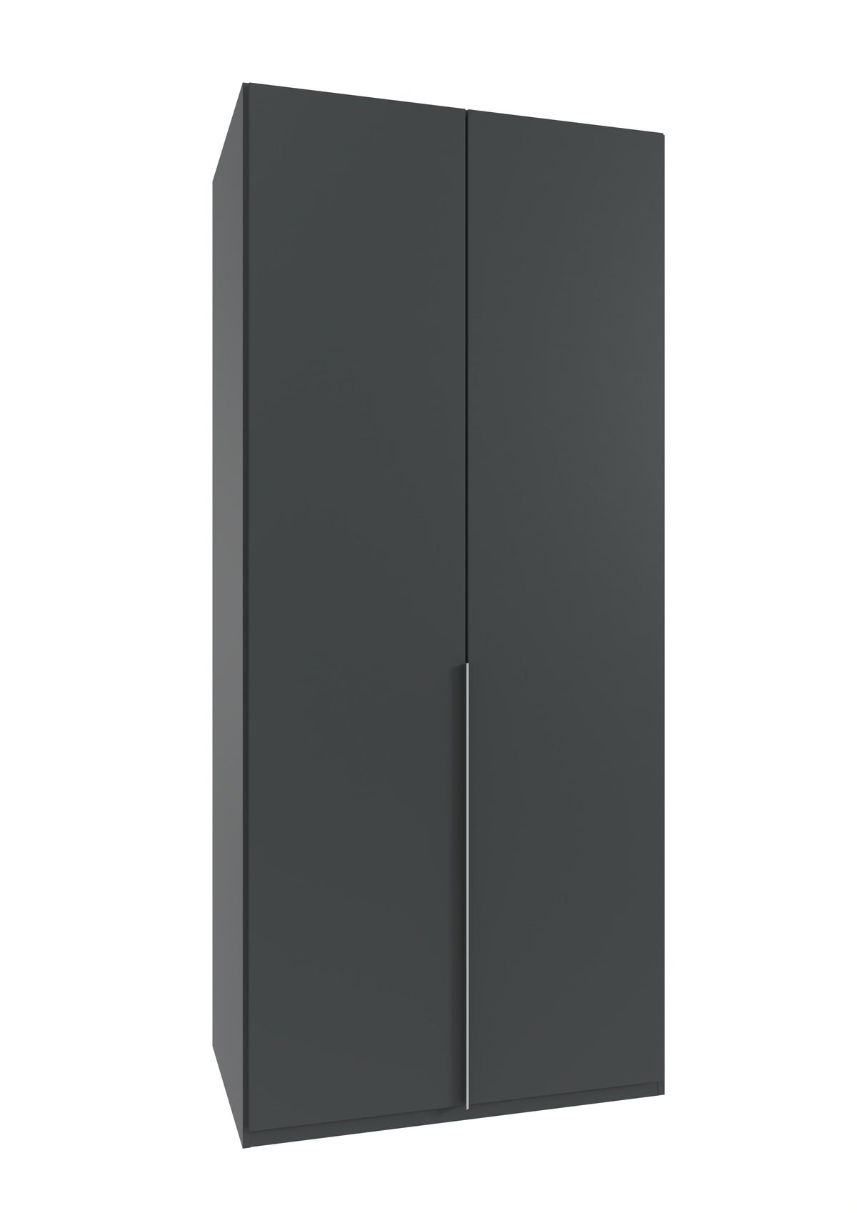 Wimex - Kleerkast New York A - P32401 - Grafiet - 90x236x58cm