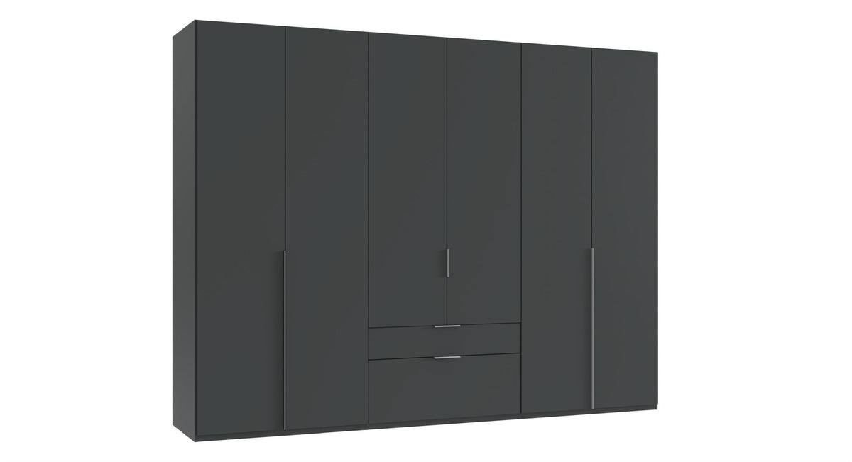 Wimex - Kleerkast New York A - P32512 - Grafiet - 270x208x58cm