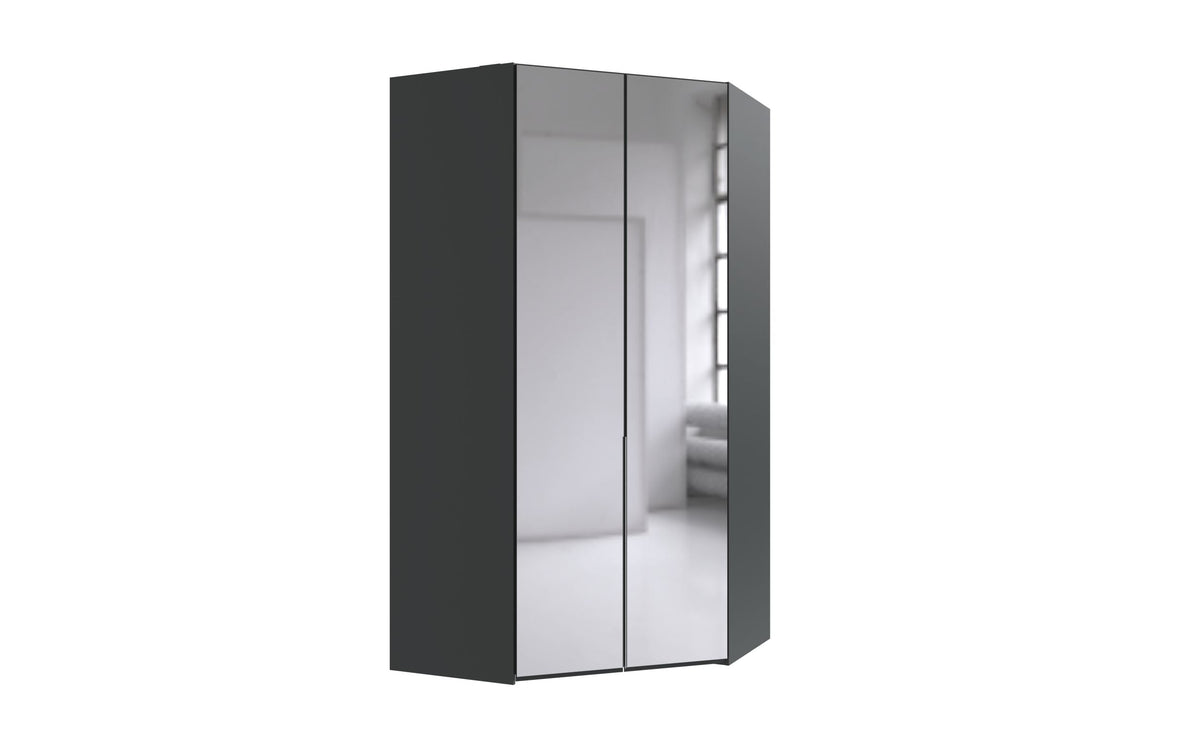 Wimex - Hoekkast New York A - P32603 - Grafiet - 91x236x58cm