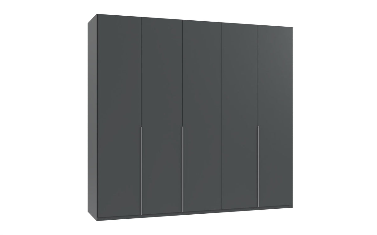 Wimex - Kleerkast New York A - P32558 - Grafiet - 225x208x58cm