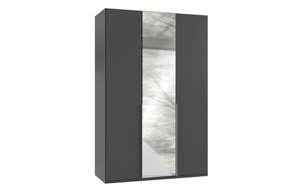 Wimex - Kleerkast New York A - P32565 - Grafiet - 135x208x58cm