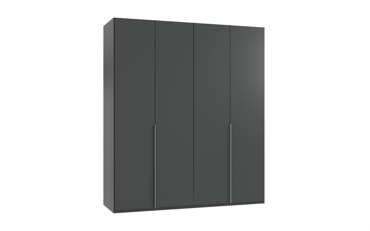 Wimex - Kleerkast New York A - P32577 - Grafiet - 180x208x58cm