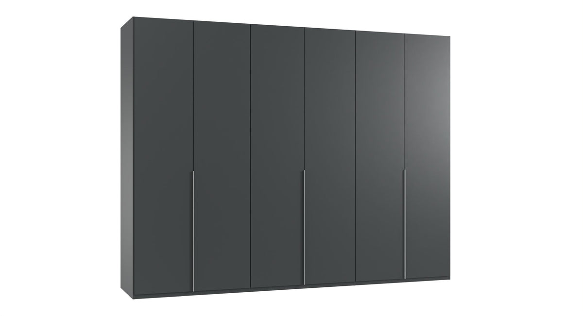 Wimex - Kleerkast New York A - P32405 - Grafiet - 270x236x58cm