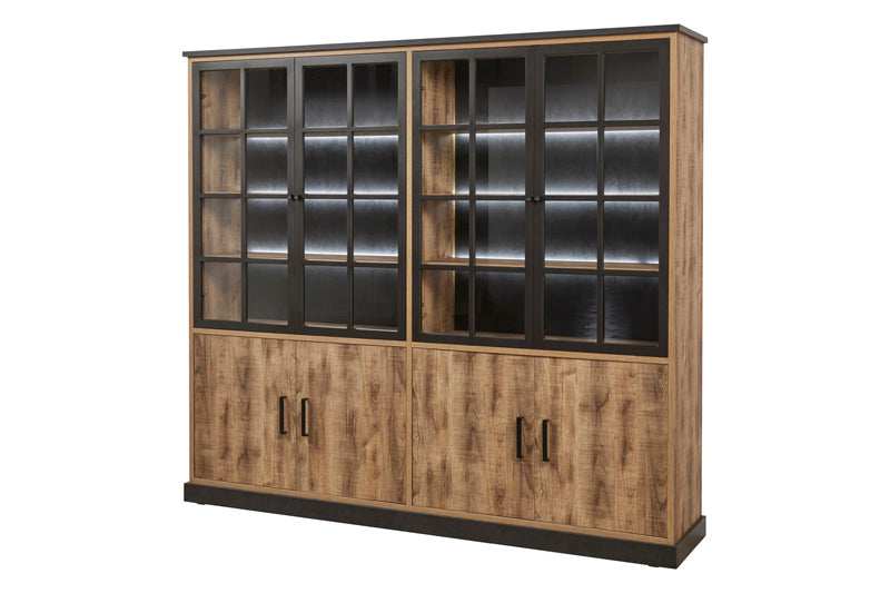 GBO - Boekenkasten  Owen - Tropix - 234x211x48cm