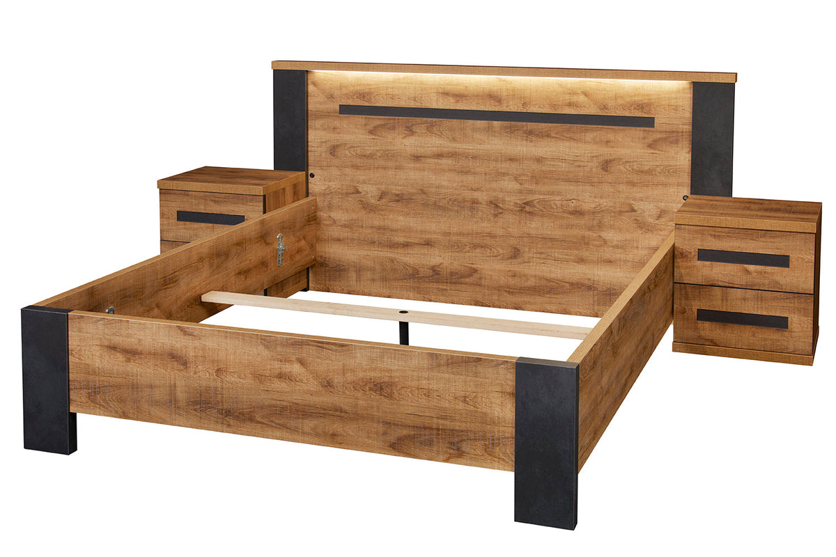GBO - Tweepersoonbed Pauline - Tropix - 140x104x200cm