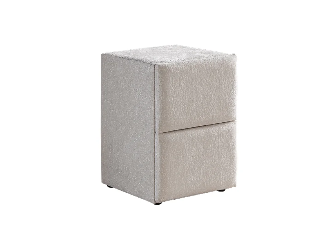 2BM - Boxspring Phoenix - LED – Opbergruimte - Ecru boucle - 180x200cm