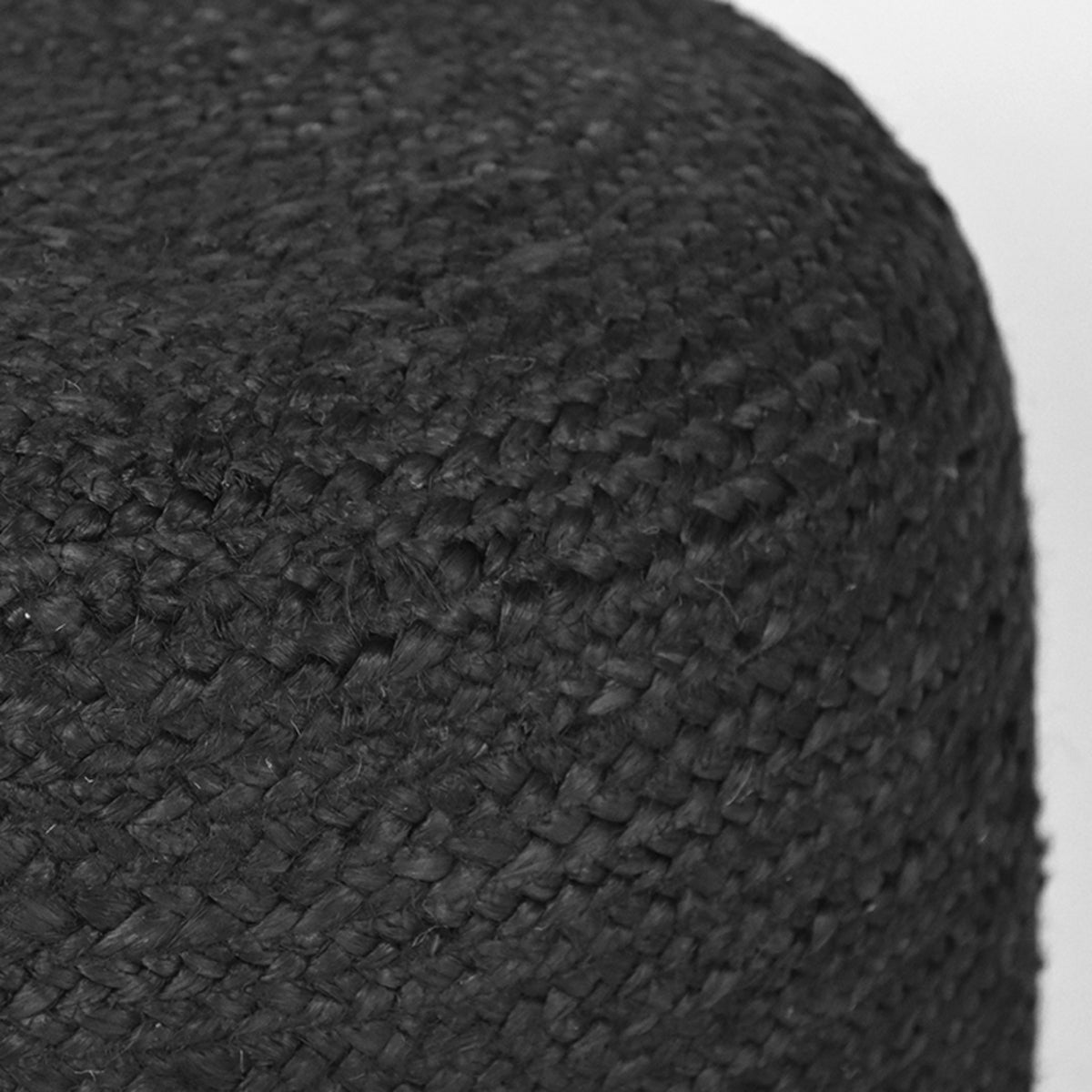 LABEL51 Pouf Jute - Noir - Jute - 50 cm