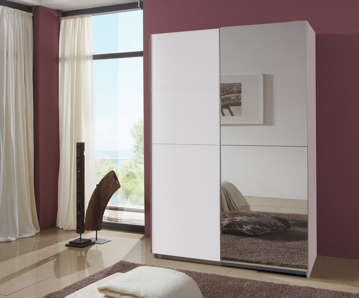 Wimex - Armoire Queen - 034770 - Blanc - 135x198x65 cm
