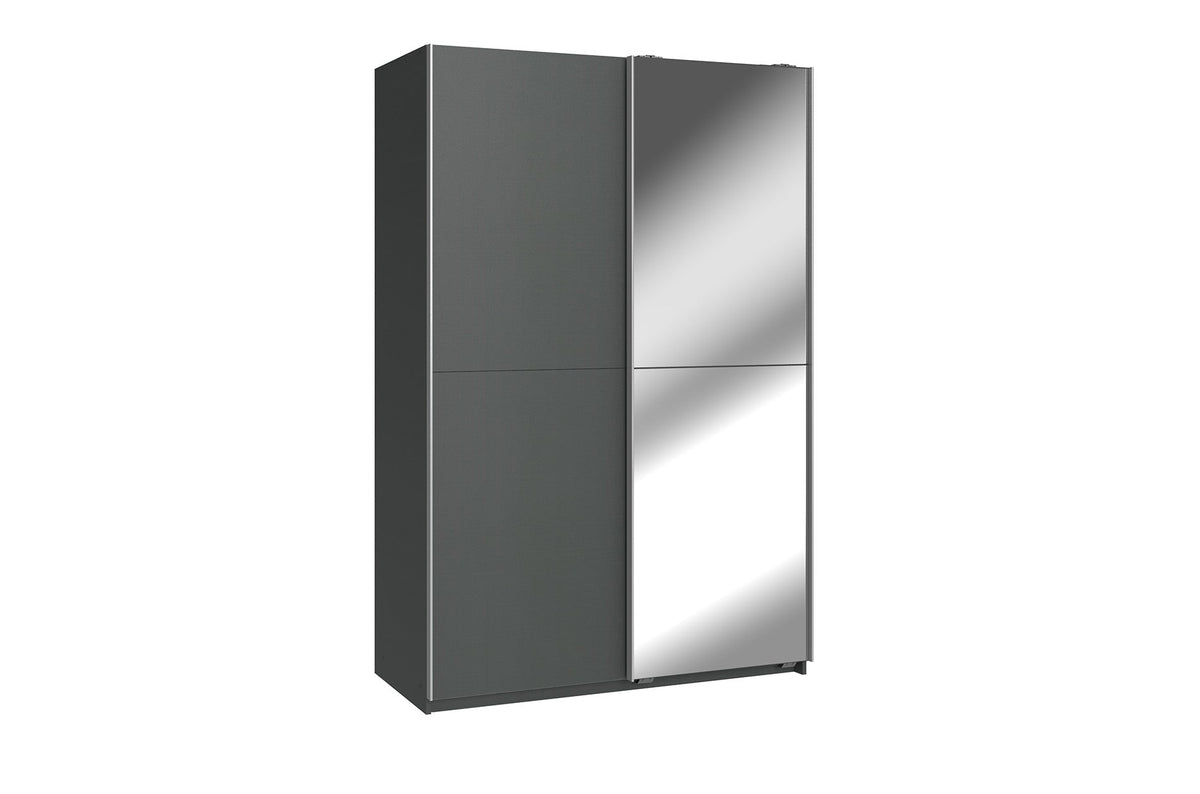 Wimex - Armoire Queen - 117770 - Graphite - 135x198x65cm