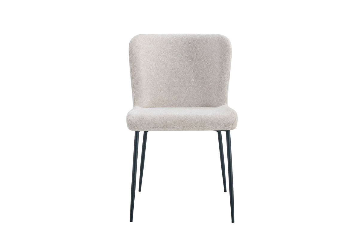 Rousseau - Stoel Lisa Stof Beige - 85x50x62 cm
