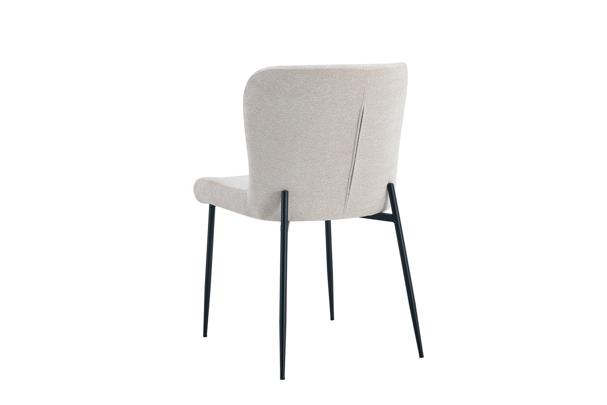 Rousseau - Stoel Lisa Stof Beige - 85x50x62 cm