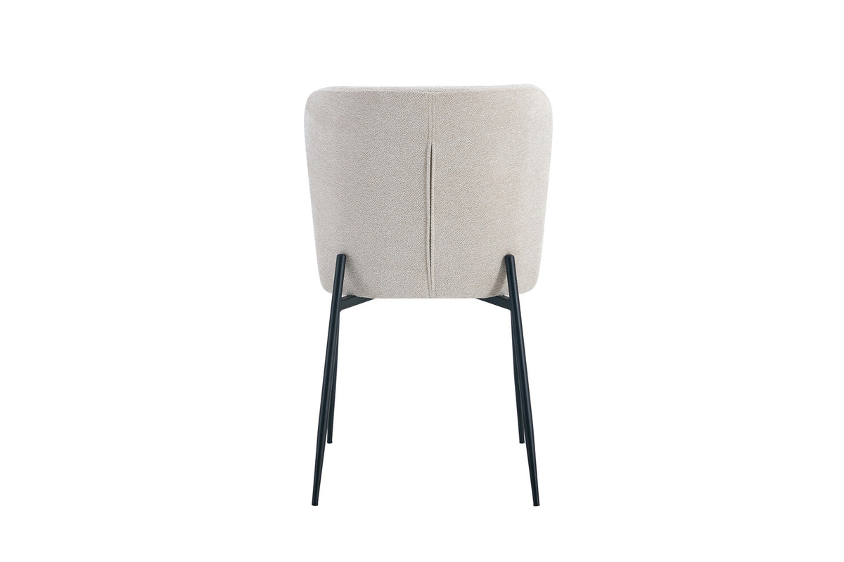 Rousseau - Stoel Lisa Stof Beige - 85x50x62 cm