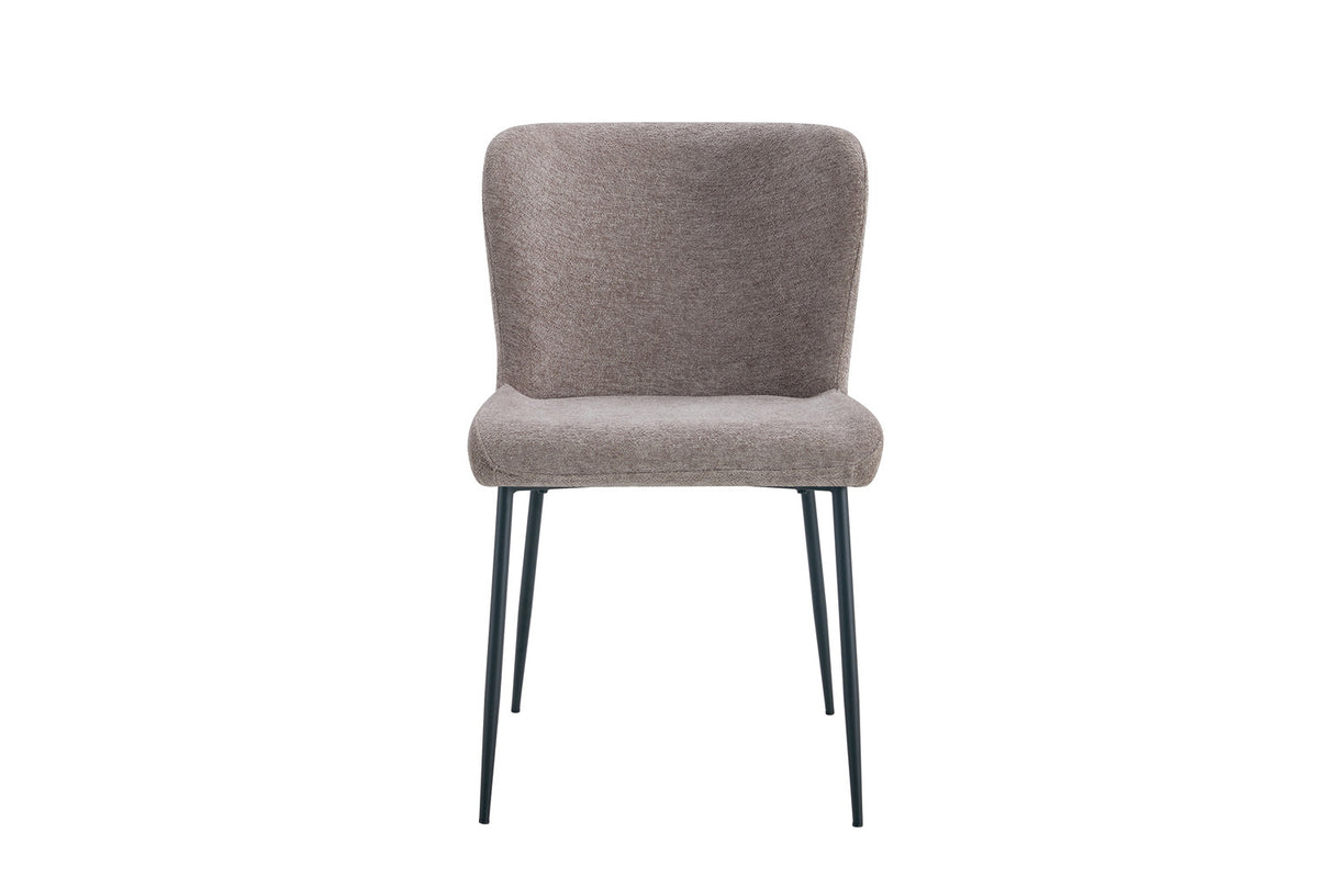 Rousseau - Chaise Lisa - Tissu Sable - 85x50x62 cm