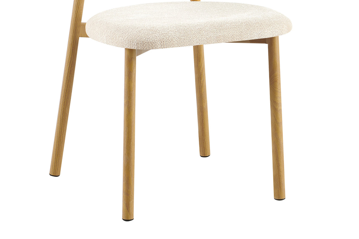 Rousseau - Eetkamerstoel Coco - Stof - Beige - 78x53x52 cm