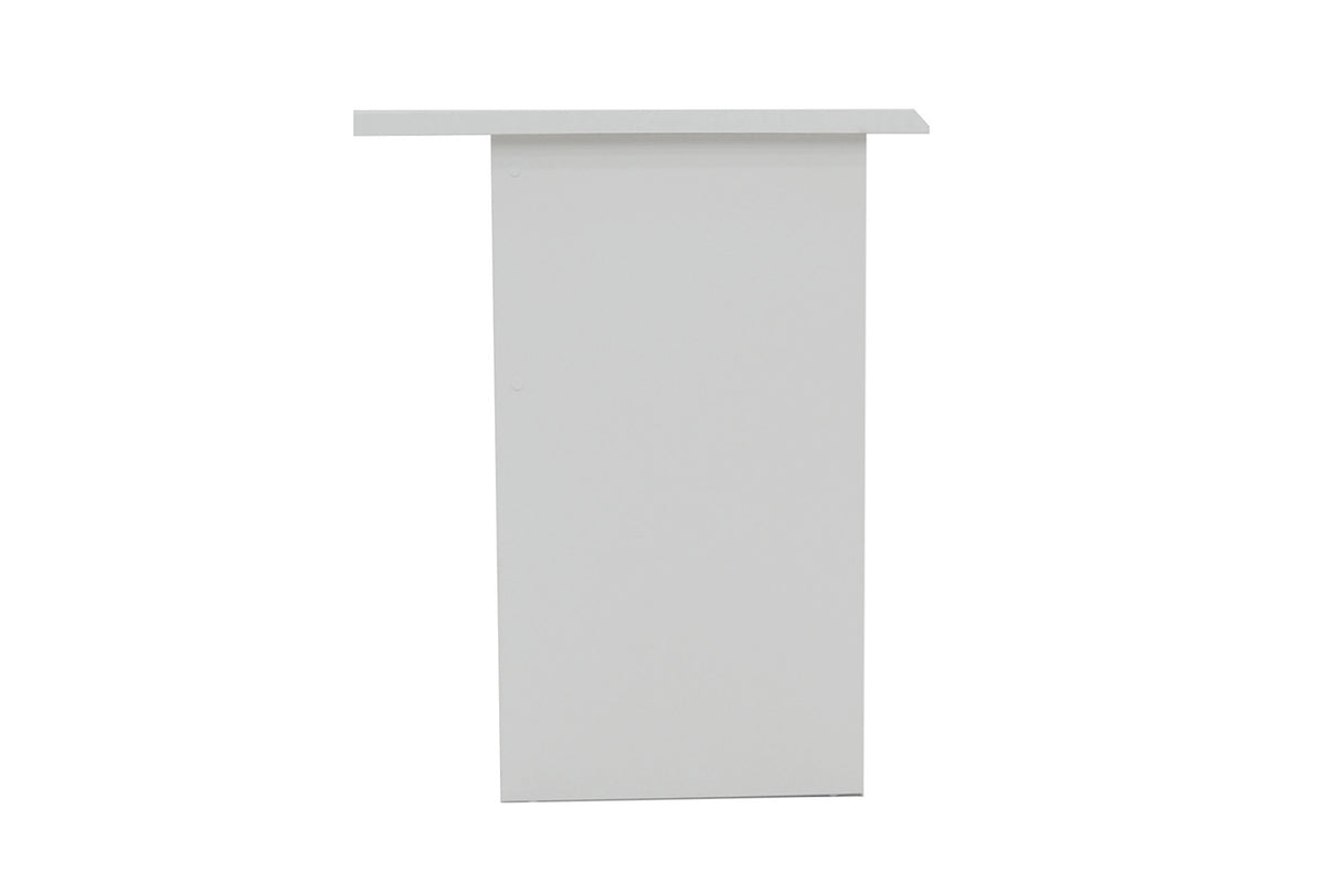 Rousseau - Bureau Mateo 3 tiroirs Blanc - 75x121x60 cm