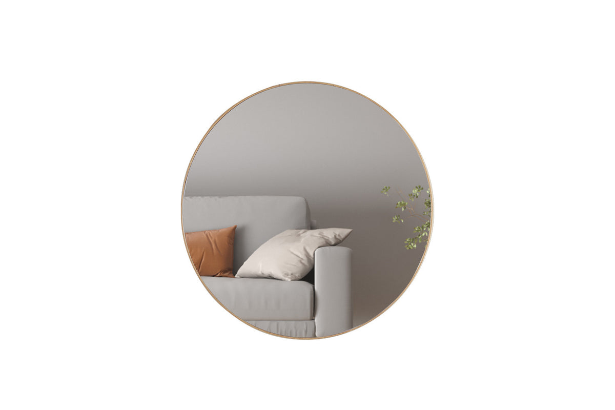 Rousseau - Miroir Ria 80x80 Vieux chêne - 80x80x9,5 cm