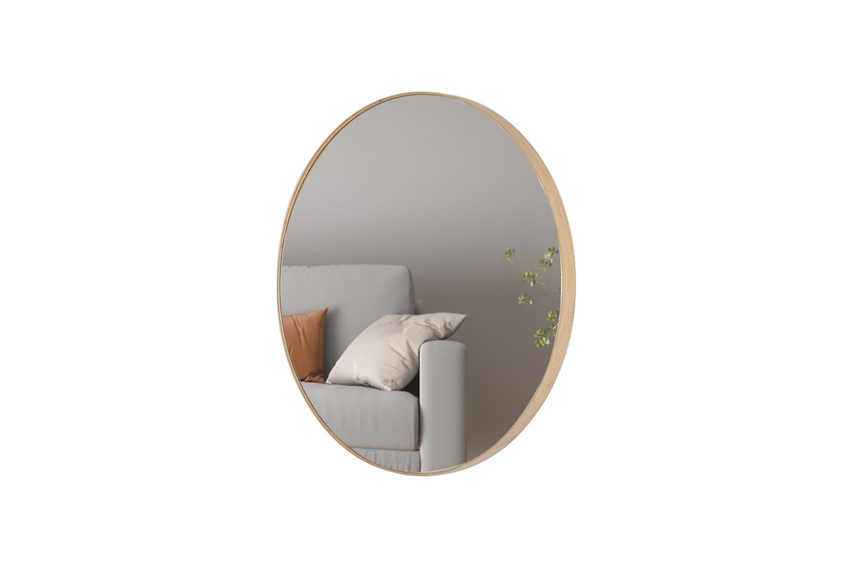 Rousseau - Miroir Ria 80x80 Vieux chêne - 80x80x9,5 cm